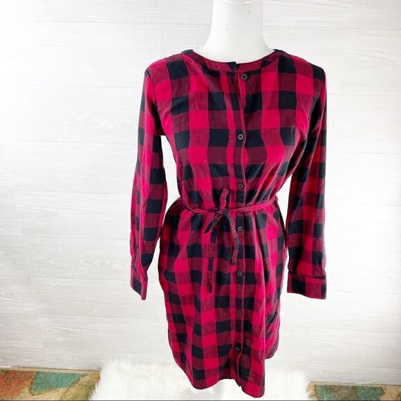 The Children’s Place Buffalo Plaid Family Shirt Dress - Picture 4 of 10